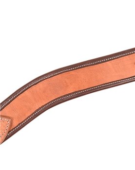 Collier de chasse en cuir Harness Martin Saddlery Roper 2 inch / 5 cm