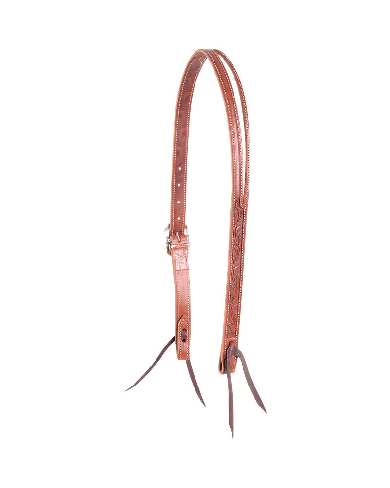 Bride 1 oreille Rahanan en cuir Martin Saddlery Leaf Chestnut