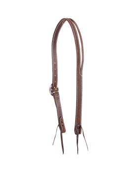 Bride en cuir 1 oreille Roughout Ranahan chocolate Martin Saddlery