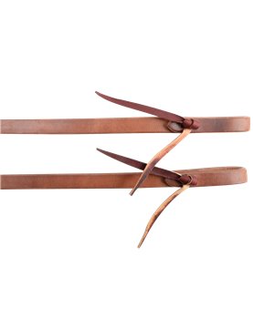 Rênes séparées en cuir Natural Moyennes Martin Saddlery 1/2 inch / 1,25 cm 