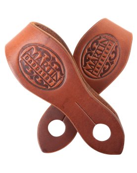 Slobber Strap en cuir Natural Medium Martin Saddlery