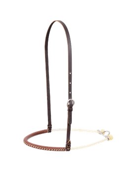 SINGLE ROPE NOSEBAND WITH LEATHER COVER Martin Saddlery
