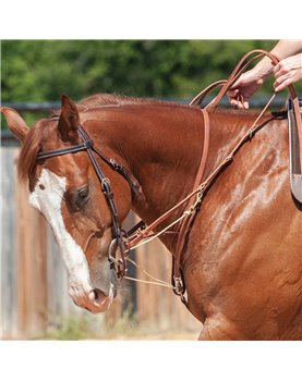 MARTINGALE WITH SPLIT REINS BY PHIL HAUGEN MARTIN SADDLERY