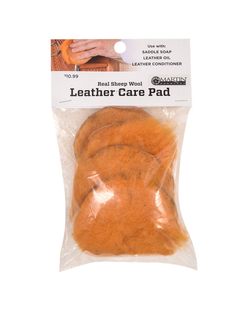 Patch de nettoyage en laine pour cuir Martin Saddlery