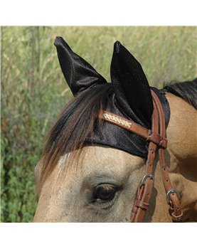 Masque anti-insectes pour Mule confort avec oreilles Cashel Large