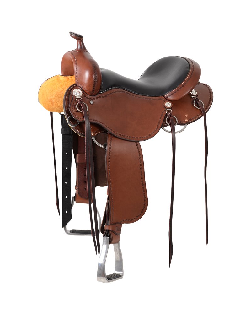 Selle Cashel Trail cuir lisse Chocolate siège 15" / Gullet 7 FQH Selle Cashel Trail cuir lisse Chocolate siège 15" / Gullet 7 FQH