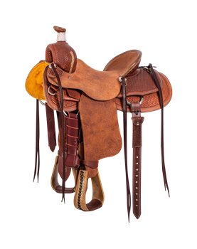 Selle Cashel Cowboy Ranching siège 14" arçon QH 6.75" / 17,14 cm