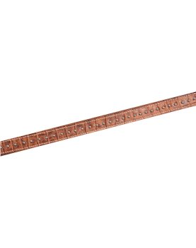 Collier de chasse en cuir Natural Exotic Martin Saddlery 1 inch / 2,5 cm