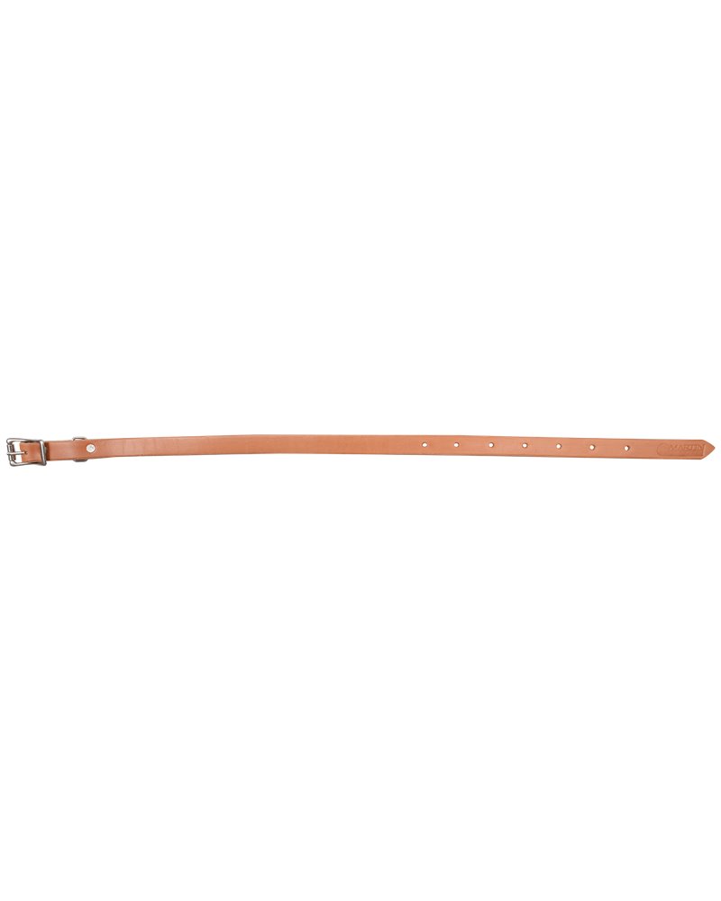 Sangle d’alliance pour collier de chasse et sangle ventrale en cuir naturel Martin Saddlery 24 inch / 60 cm