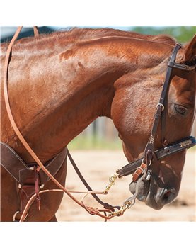 Rênes de Roping en cuir Hermann Oak de 1,6 cm Martin Saddlery