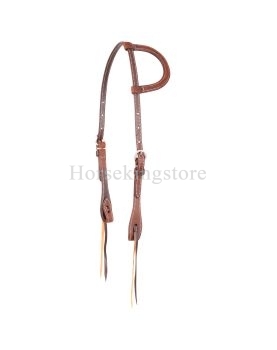 Bride en cuir 1 oreille Chocolate Harness Martin Saddlery