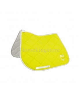 GP MODEL SADDLE PAD EQUSTRO LIME/WHITE