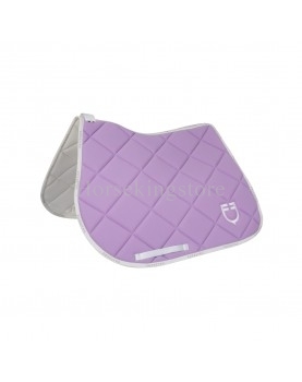 GP MODEL SADDLE PAD EQUSTRO LILLA/WHITE