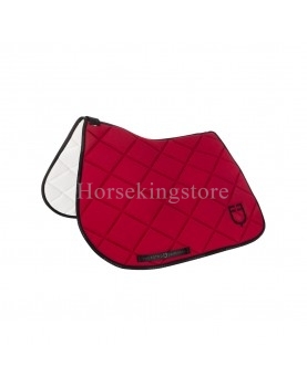 GP MODEL SADDLE PAD EQUESTRO WINE/BLACK