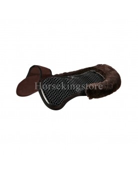 ACAVALLO Pad SP WFS suede rear sheepskin Hexagonal gel