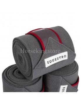 Breathable fleece pony bandages Equestro (Set...