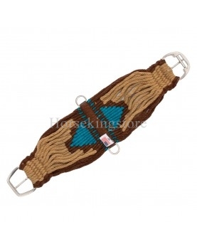 Mohair western girth aztec design Pools