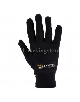 Equestro Unisex gloves in fleece fabric