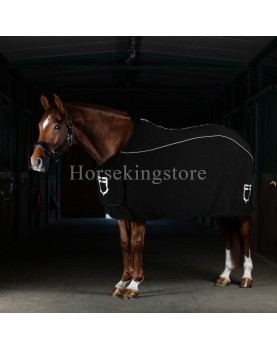 Couverture polaire séchante Equestro Black