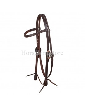 WESTERN FANCY GERMAN SILVER BUCKELS BRIDLE  Lakota