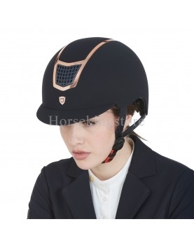Equestro Eclipse Helmet with colored velvet frame