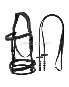 Equestro Anatomical bridle with logo