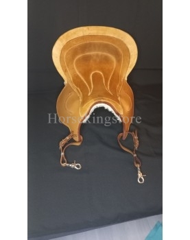 Quality built leather tandem saddle