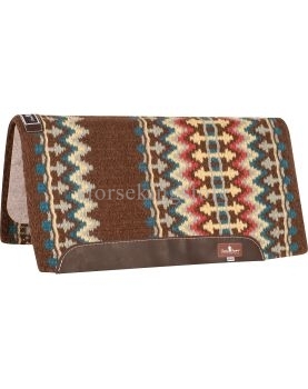 Tapis en feutre avec couverture laine Classic Equine Chestnut Lemon