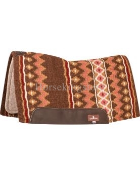 ESP Contour Blanket Top Pad 3/4-inch 32 x 34 Classic Equine CHESTNUT/ FAWN