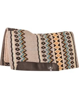 ESP Contour Blanket Top Pad 3/4-inch 34 x 38 Classic Equine GREY/ OCEAN