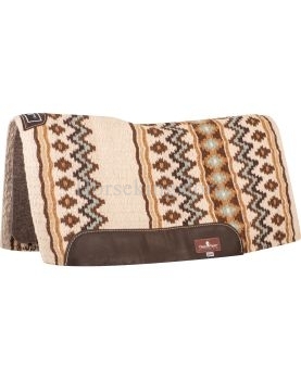 Tapis en feutre 32 x34" avec couverture Classic Equine CREAM/ COFFEE