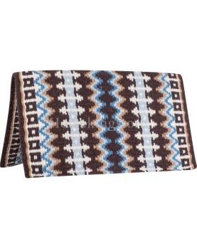 Show Wool Blanket Classic Equine COFFEE/ BLUE