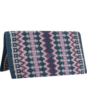Show Wool Blanket Classic Equine NAVY/ LAVENDER