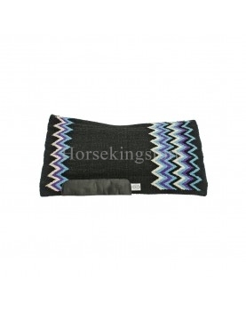 Tapis en laine Star Shox Pool's Noir bleu clair mauve