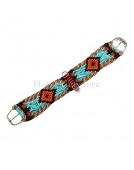 ROPE COMFORT WESTERN GIRTH Navajo design Pools