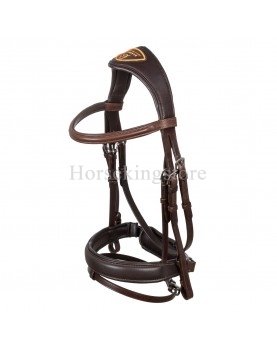 ACAVALLO Bridle Filosofia Brown