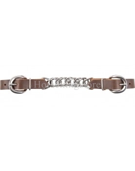 Retan Leather Curb Flat Chain Martin Saddlery