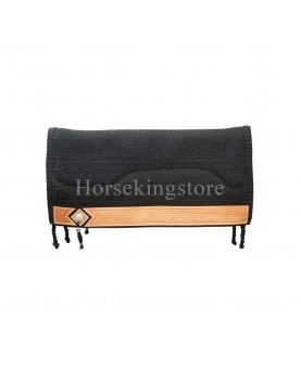 SHOW SADDLE PAD BARBWIRE MODEL Pool's BLACK