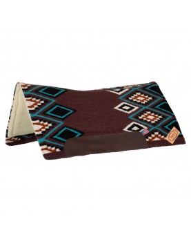 Tapis de selle western anatomique en laine...