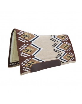 Tapis de selle western anatomique en laine...