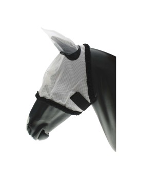 PVC ANTI-FLY MASK WITH EARS White