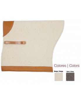 Zaldi Felt saddle pad for Portuguese saddle
