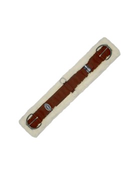 AIRFLOW WOOL GIRTH Pool's Brown