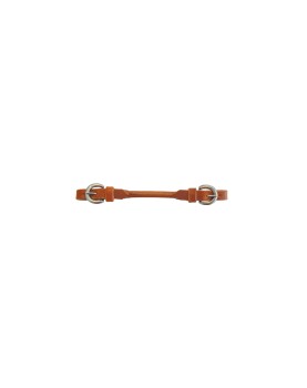ROUND LEATHER CURB CHAIN LAKOTA