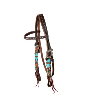 POOL'S ROPE WAVES WESTERN BRIDLE