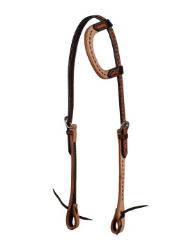 POOL'S 2 TONE ONE EAR WESTERN BRIDLE