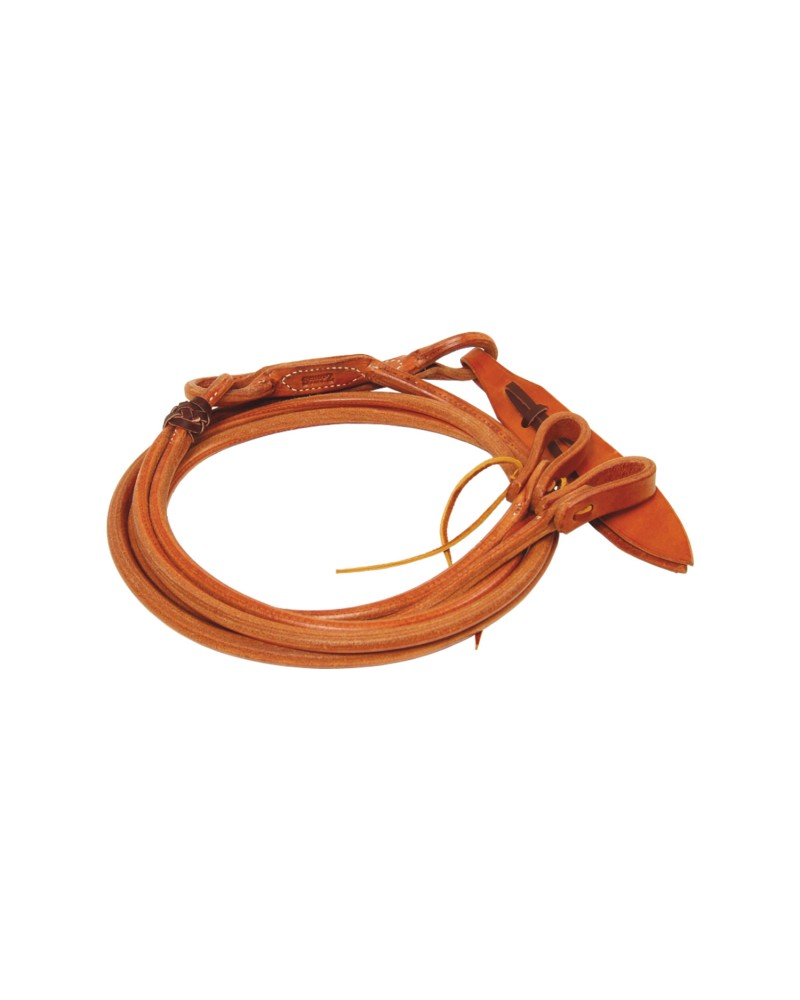 Romal Pool's reins made of high-quality tubular leather
