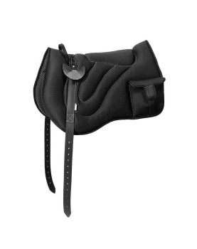 Bareback with pocket in neoprene and airmesh