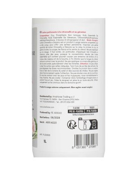 Lotion à la citronnelle et au géranium (1 L) (Box de 6pcs)
