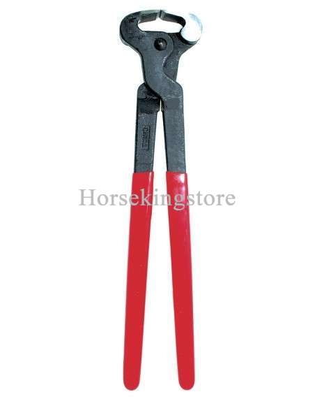 Farrier nippers with rubber